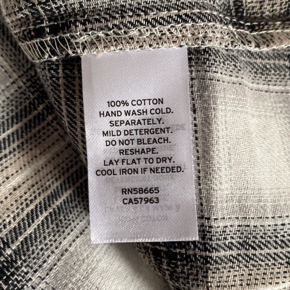 (A6) ABOUND Black White CeCe Oversized Plaid Button down front Shirt, Sz 3X, NWT - Picture 10 of 10